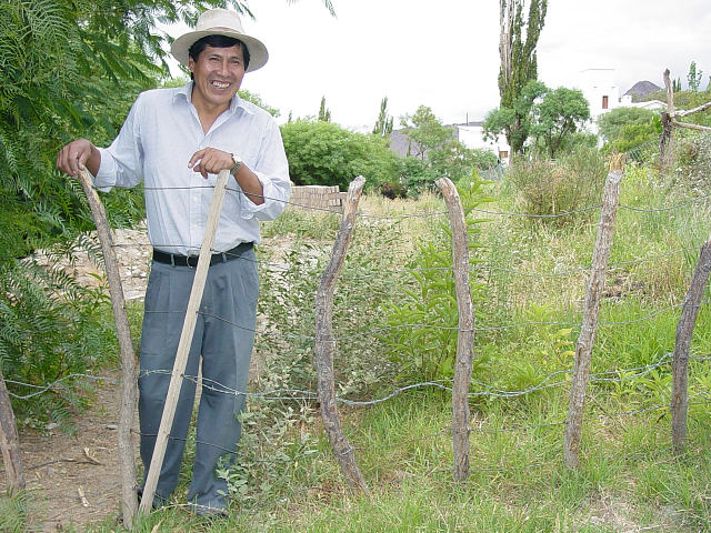 A Cachi farmer