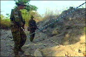 Massacre site, Timor (Photo, 14k)