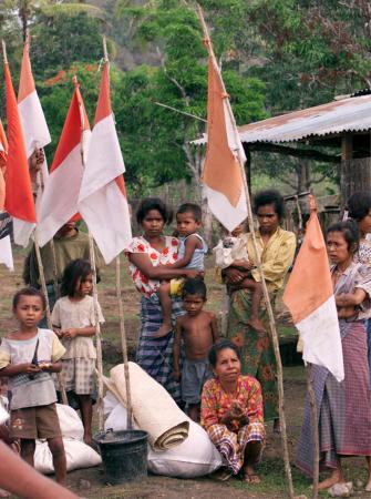 Refugees in West Timor (Photo, 38k)